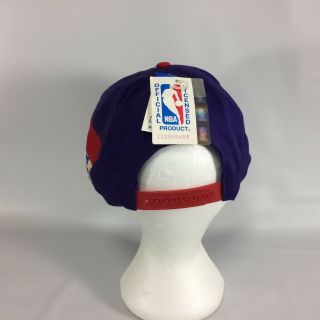 Toronto RAPTORS 1994 Big Logo Swoosh Vintage TWINS Snapback Hat Cap Tags NOS 6