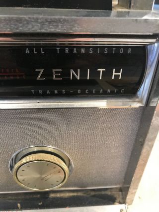 Vintage Zenith Transoceanic Royal 3000 - 1 Multiband All Transistor Radio 3