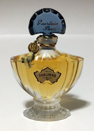 Vintage 1983 Shalimar Guerlain Parfum 15 Ml/1/2 Fl Oz - Rope Tag