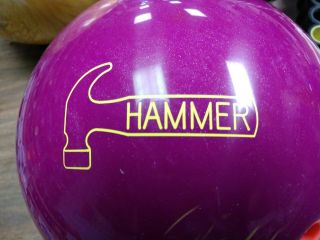 HAMMER 3 - D OFFSET VINTAGE 15LB BOWLING BALL 2