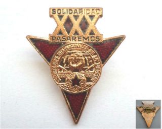 German Badge Spanish Civil War International Brigades Brigadas Internacionales