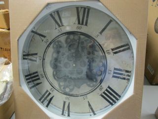 A&b Home Vintage Gear Wall Clock - White 40054 -