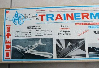 Lou Andrews,  AAMCO,  Sportmaster R/C Model Airplane Kit,  NIB RARE FIND Vtg 3