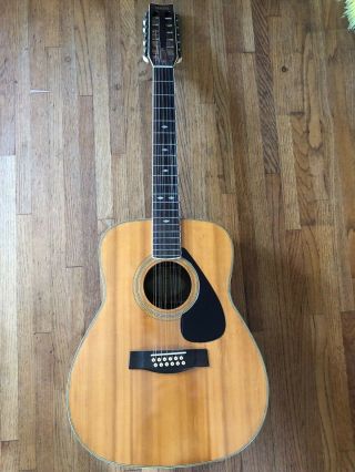 Vintage Yamaha Fg - 512 12 String Acoustic Guitar