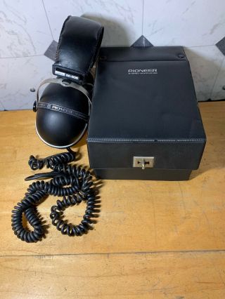 Vintage Old School Pioneer Se - 305 Over Ear Studio Monitor Headphones W Case