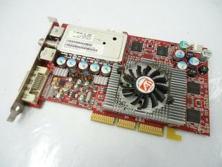 Vintage Ati Radeon 9800 Pro 128mb Aiw R300 Ddr Agp Dvi S - Video Graphics