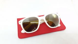 Vuarnet Sunglasses 088 White Vintage Skilynx 80s France Mineral Lens