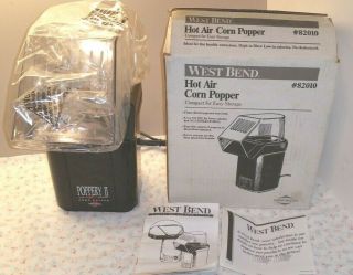 Vintage 1991 West Bend Hot Air Popcorn Corn Popper Model 82010 RARE 2