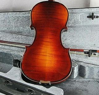 4/4 Full Size Vintage Flame Finish Rothenburg Violin/fiddle - German