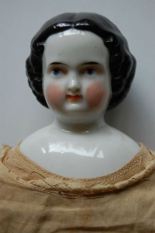 Antique 14 Inch German China Head Doll Early China Limbs