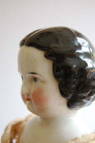 Antique 14 Inch German China Head Doll Early China Limbs 6