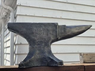 Rare 80 Lb.  Peter Wright Blacksmith Anvil - Made 1910 - 1930 - Nr