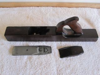 Antique Vintage 16 - 1/2 Brazilian Rosewood Nautical Shipwrights Woodworking Plane 3
