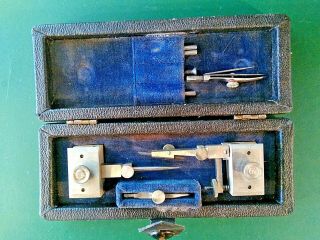 Lasico Beam Compass Trammel Vintage Drafting Set With Case