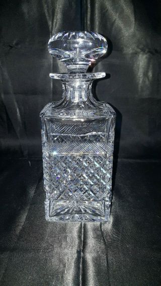 Antique Baccarat Crystal Regnévelle Decanter.  Circa Late 19th Century.  7 Lbs.