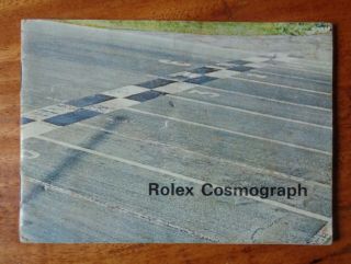 Vintage Rolex Cosmograph Daytona Booklet - 6263 6265 - Spanish