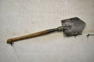 Us Ww2 Shovel Entrenching Tool M1943 Wood Manufacture Dated 1945