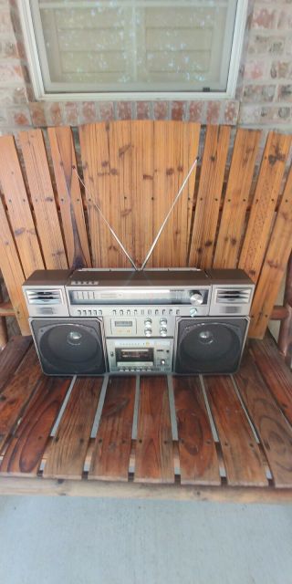 Clairtone 7979 (made In Japan) Vintage Stereo Boombox 80s Ghettoblaster - Rare