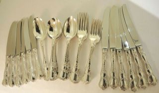 Vintage Australian Silver Plate Rodd Camille Cutlery Set For 6 People