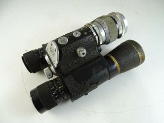 Vintage German Cambinox Moller Webel Binoculars Camera 1:3.  5/90 Lens Germany Old