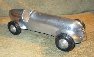Vintage Cast Aluminum Open Wheel Indy Style Race Car 8 - 1/2 "
