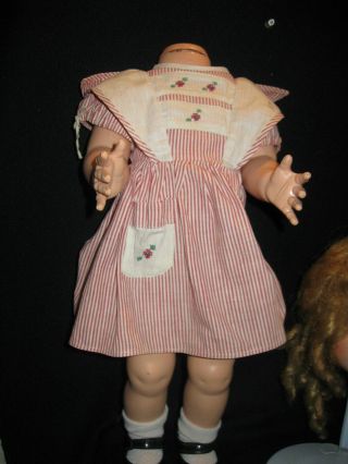 Vintage SAUCY WALKER Doll - 1951 Needs Head secured - Blonde Pig tails - 4