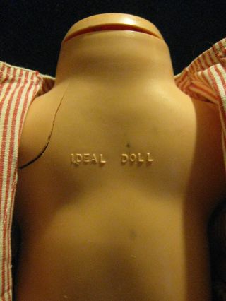Vintage SAUCY WALKER Doll - 1951 Needs Head secured - Blonde Pig tails - 8
