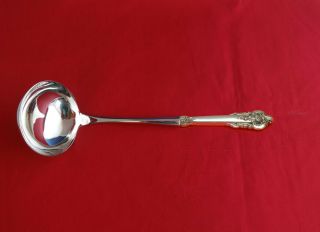 Grande Baroque By Wallace Sterling Silver Soup Ladle 10 1/2 " Hhws Custom Made