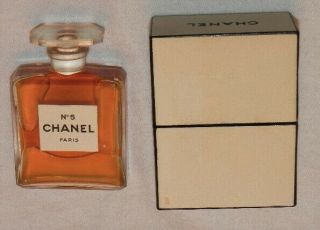Vintage Chanel No 5 Perfume Bottle 1 Oz No 201 Extrait Pm France 90 Full Box