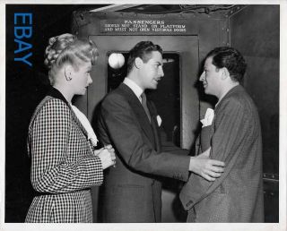 Director Jules Dassin Lucille Ball John Hodiak Vintage Photo Two Smart People