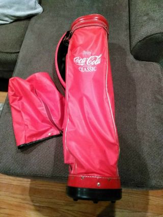 Coca Cola Classic Vintage Golf Bag With Cover