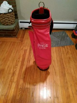 Coca COLA Classic Vintage Golf Bag With Cover 7