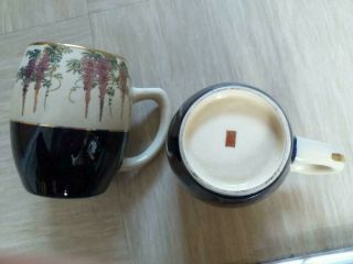 Two Vintage Japanese Mugs Signed