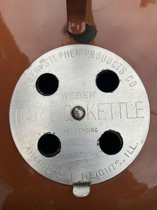 Vintage Weber Kettle (patent Pending)