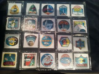 Kelloggs Vintage 1960s Nasa Space Stickers,  Complete Rare Set