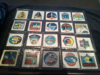 Kelloggs Vintage 1960s NASA Space Stickers,  Complete Rare Set 2