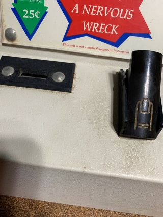 Vintage Vending Machine - “A Nervous Wreck” And Love Meter (his/hers) Table Top 5