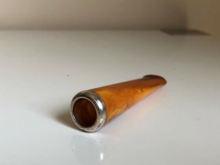 Antique/Vintage Amber Cigar Holder in case 4