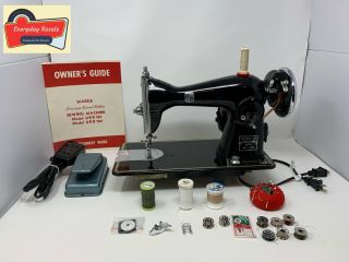 Vintage Montgomery Ward Sewing Machine Model 185a With