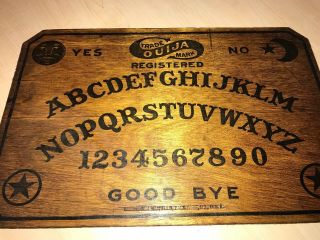 Antique/vintage William Fuld Baltimore Wood Ouija Board Directions On Back
