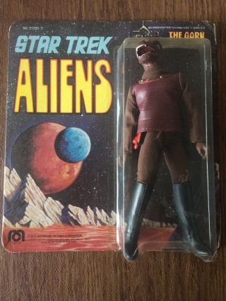 Star Trek Aliens Vintage Mego The Gorn 1975 Tos Moc On Cardback