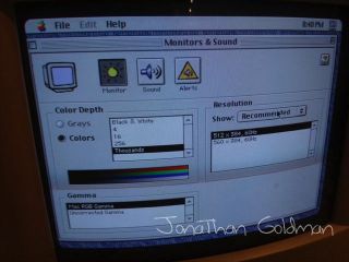 Apple Macintosh Color Classic MYSTIC 132MB RAM 146GB HD Mac OS 8.  1 68040 Vintage 5