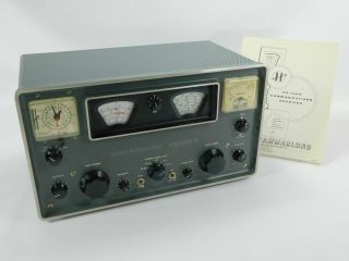 Hammarlund Hq - 100ac (hq - 100a W/ Clock) Vintage Tube Radio Receiver Sn 24726269