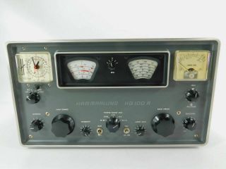 Hammarlund HQ - 100AC (HQ - 100A w/ Clock) Vintage Tube Radio Receiver SN 24726269 4