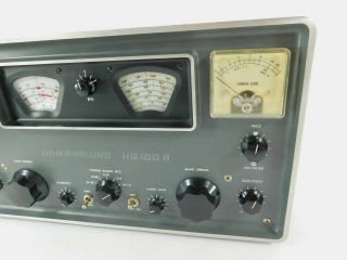 Hammarlund HQ - 100AC (HQ - 100A w/ Clock) Vintage Tube Radio Receiver SN 24726269 6
