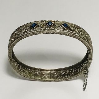 Antique Art Deco Era Filigree Bracelet