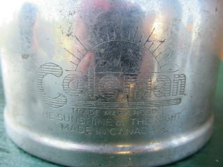 Vintage Coleman Lantern RED,  CHROME Model 200 Canada SUNSHINE 10 56 1956 5