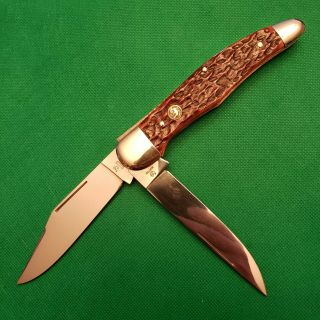Vintage Nos Bertram Hen And Rooster 512 Bs Folding Hunter Pocket Knife Knives