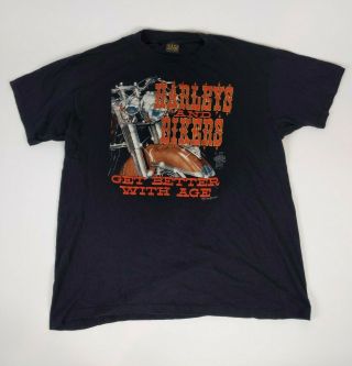 Vintage 1985 3d Emblem Harley Davidson Single Stitch Shirt Xl Better With Age