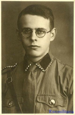 Port.  Photo: Rare Studio Pic German Elite Sturmabteilung Soldier Posed